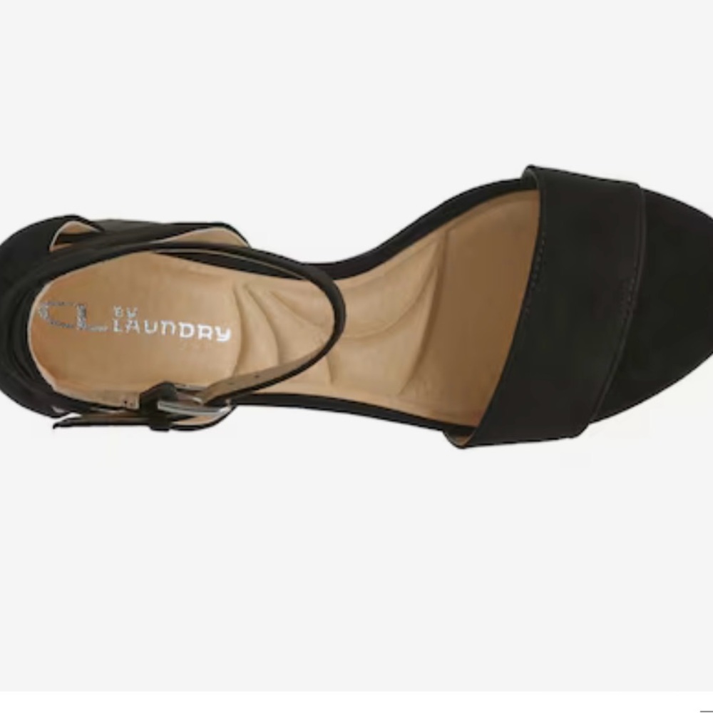 Platform Black Sandals - image 4